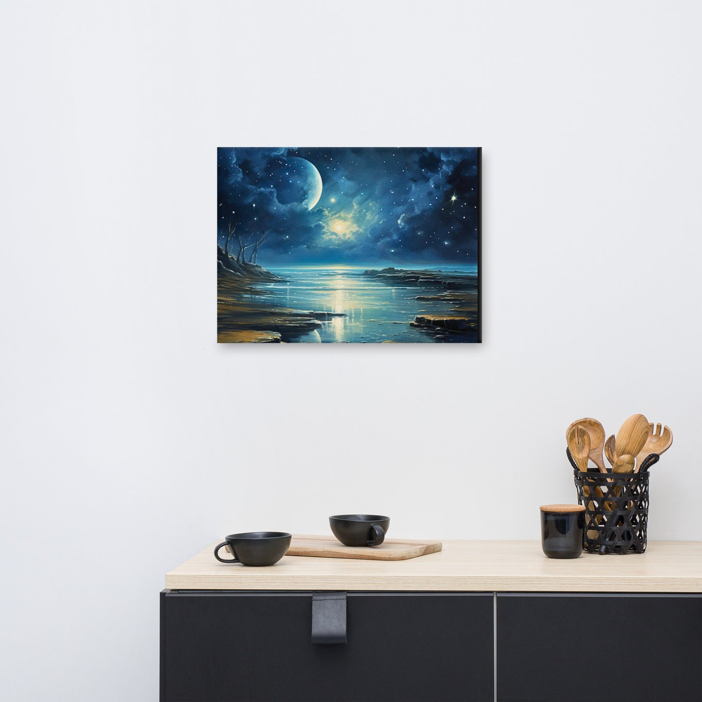 Moon by the Ocean