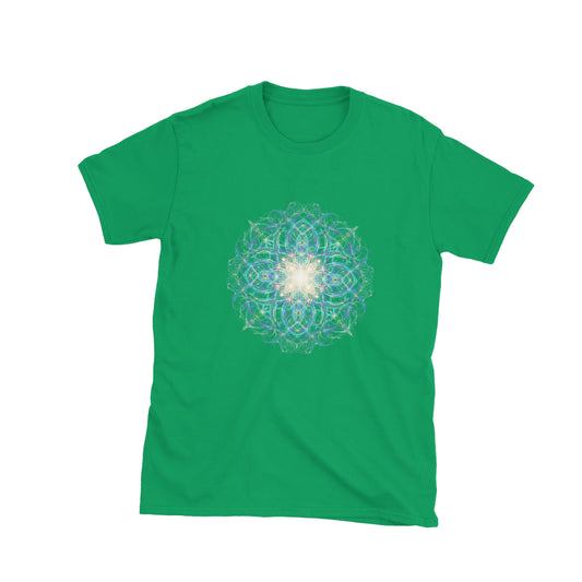 The Ethereal Conduit in irish green — front view.