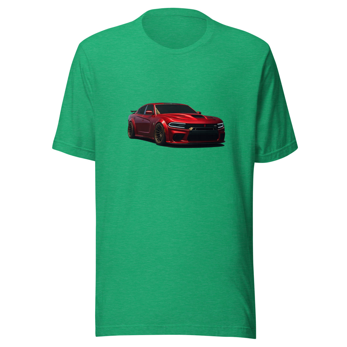 Front view of the heather kelly Charger + Challenger + Lambo shown without a model on a white background.