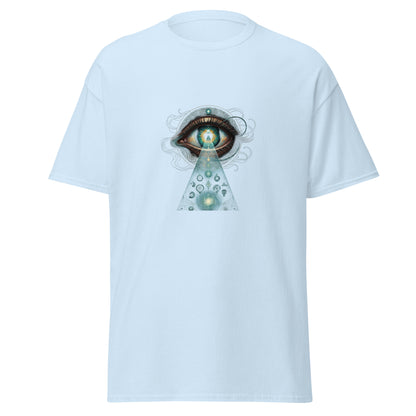 Front view of the light blue Eye Power shown without a model on a white background.