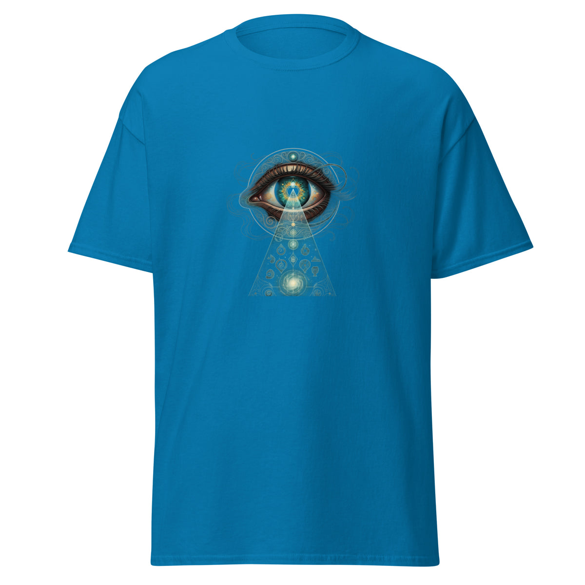Front view of the sapphire Eye Power shown without a model on a white background.