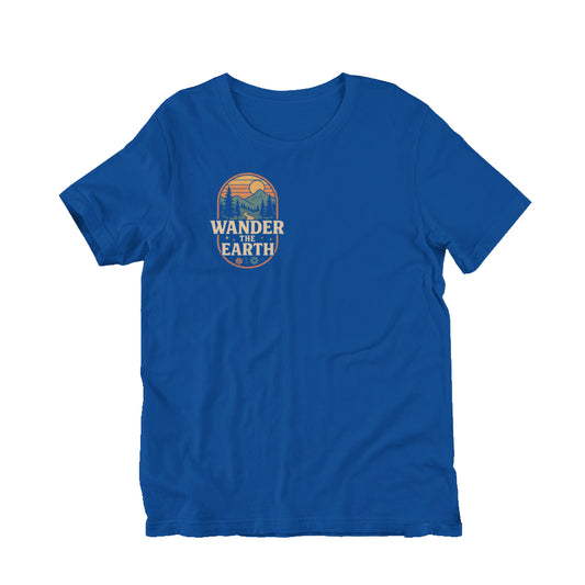 Wander The Earth in true royal — front view.