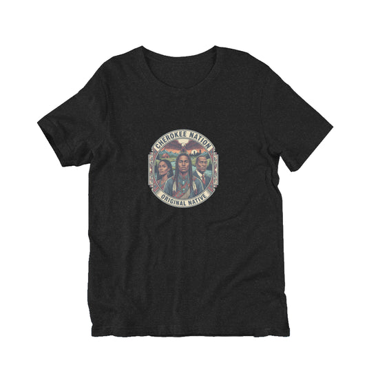 Original Native #1 in black heather — front view.