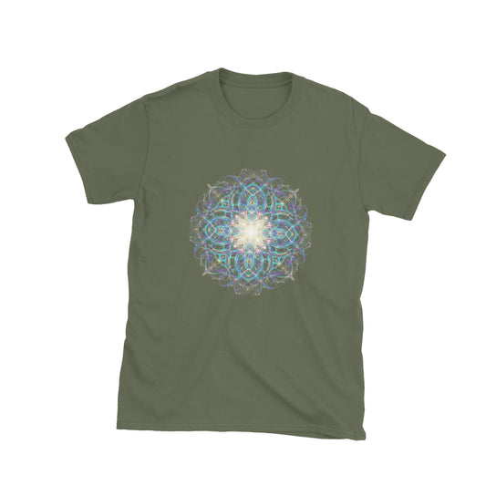 The Ethereal Conduit in military green — front view.