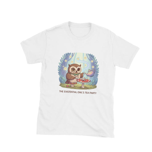 Short-Sleeve Unisex T-Shirt in white — front view.